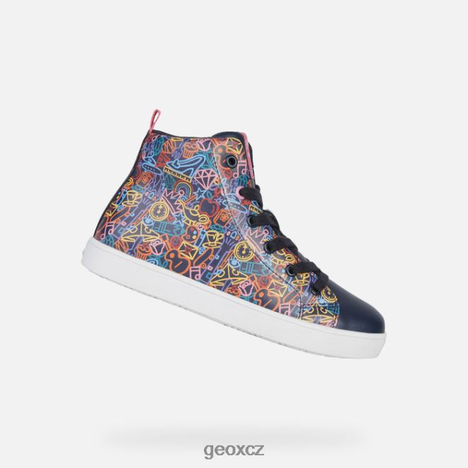 dívka kathe 4NH061146 námořnictvo/fuchsie Geox