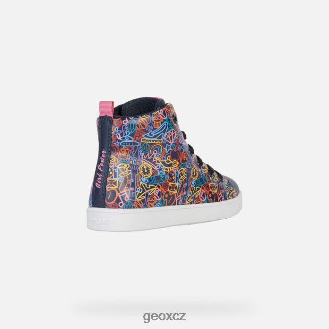 dívka kathe 4NH061146 námořnictvo/fuchsie Geox