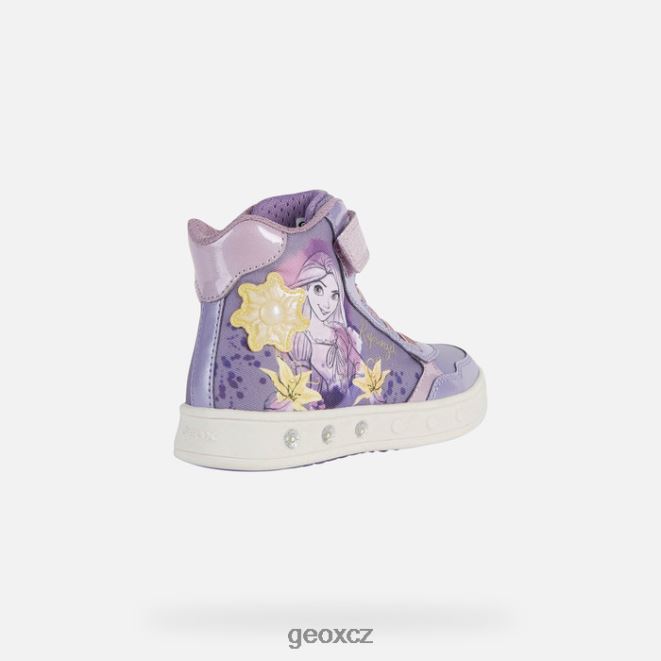 skylin dívka 4NH061173 lila/žlutá Geox