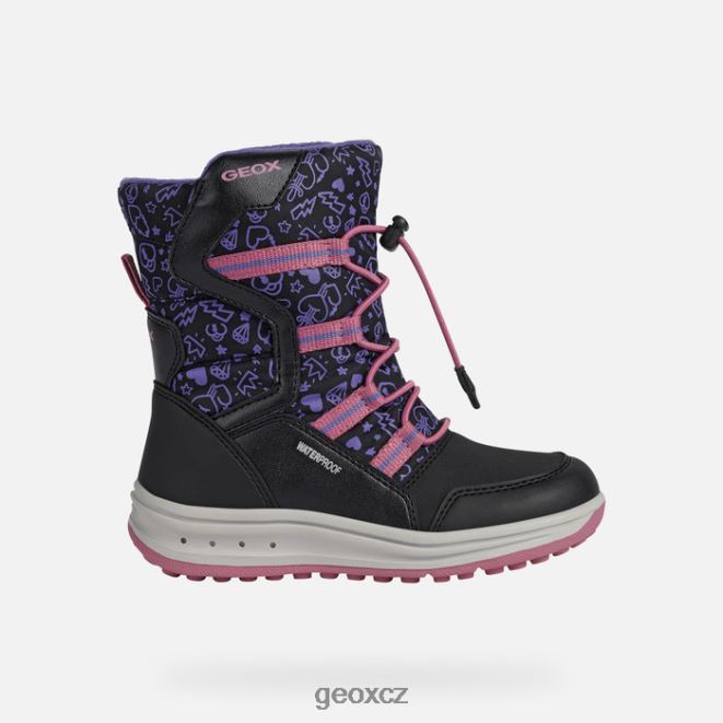 roby dívka 4NH061254 černá/fuchsiová Geox