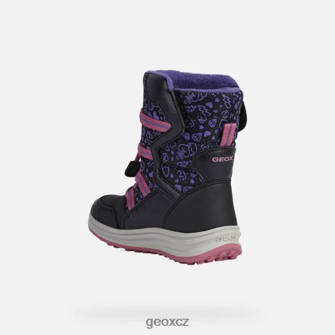 roby dívka 4NH061254 černá/fuchsiová Geox