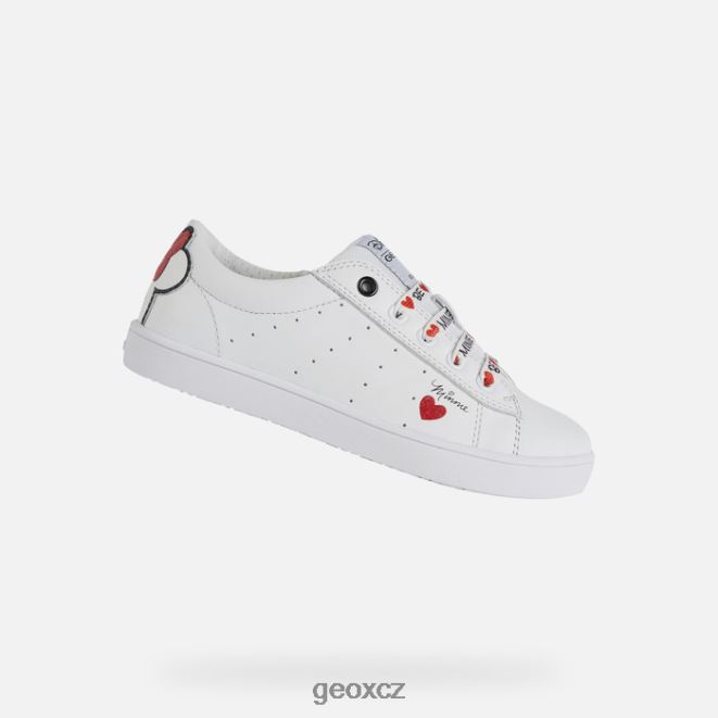 dívka kathe 4NH061233 bílá/červená Geox