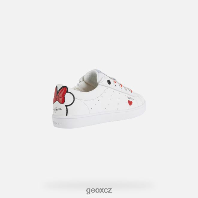 dívka kathe 4NH061233 bílá/červená Geox