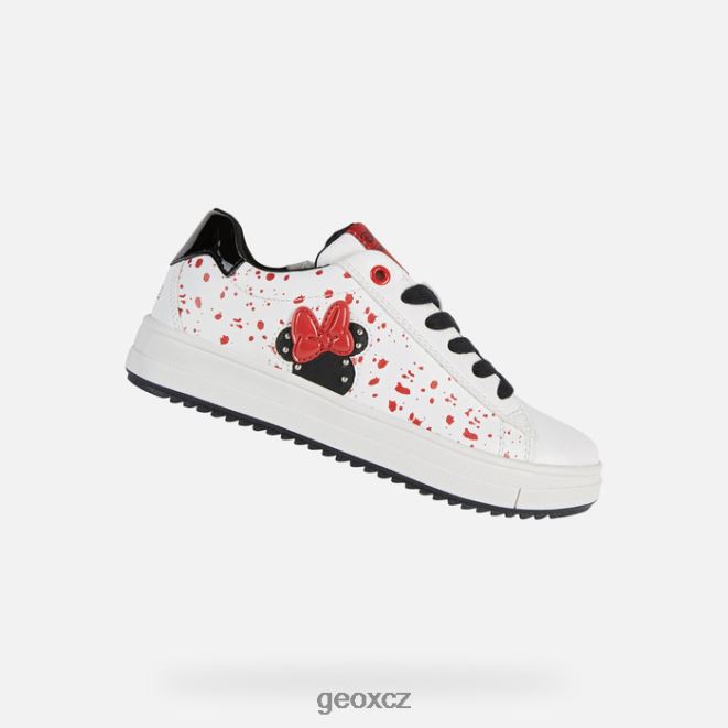 dívka rebecca 4NH061235 bílý černý Geox