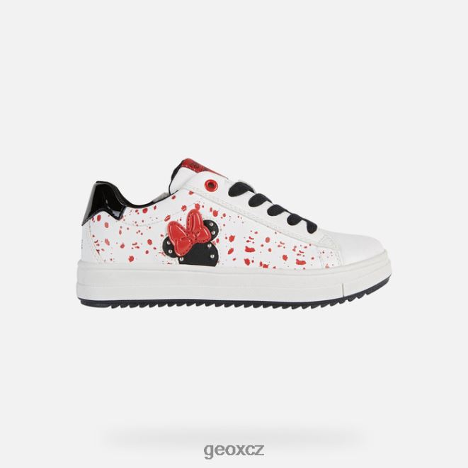 dívka rebecca 4NH061235 bílý černý Geox