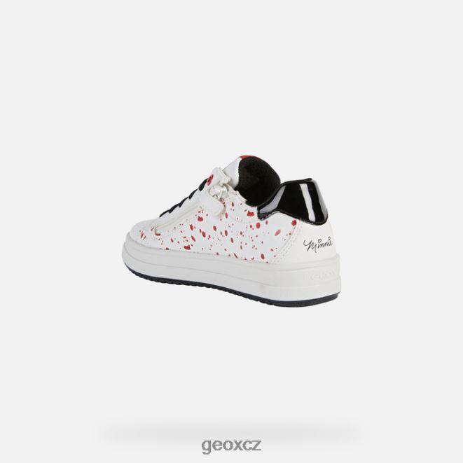 dívka rebecca 4NH061235 bílý černý Geox