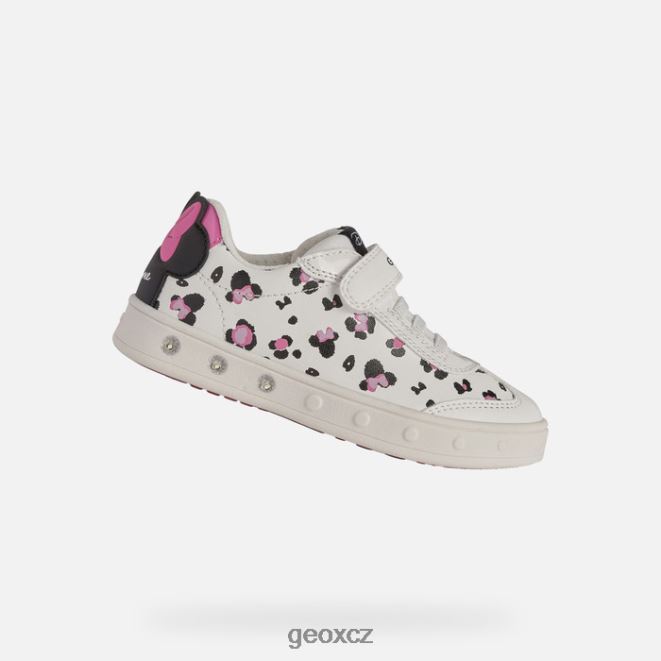 skylin dívka 4NH061209 bílý černý Geox