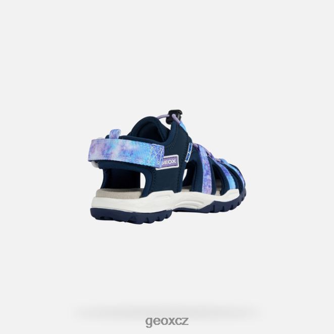 borealis dívka 4NH061011 námořnická/fialová Geox