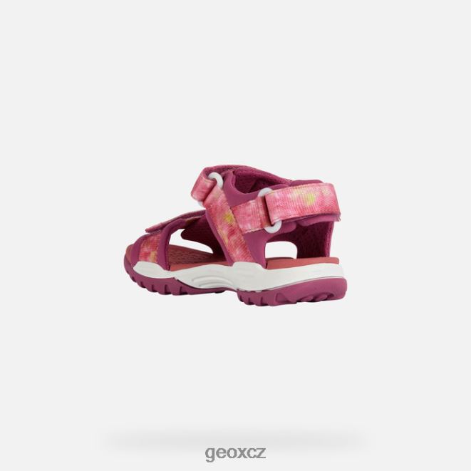 borealis dívka 4NH061080 brambořík/světlý korál Geox