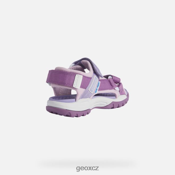 borealis dívka 4NH061884 fialová/růžová Geox