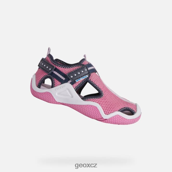brodivý junior 4NH061050 fuchsiová/námořnická Geox