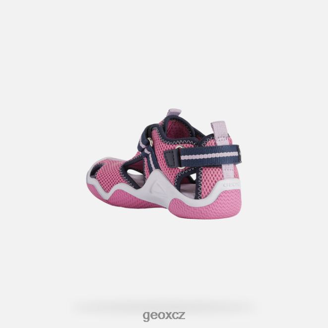 brodivý junior 4NH061050 fuchsiová/námořnická Geox