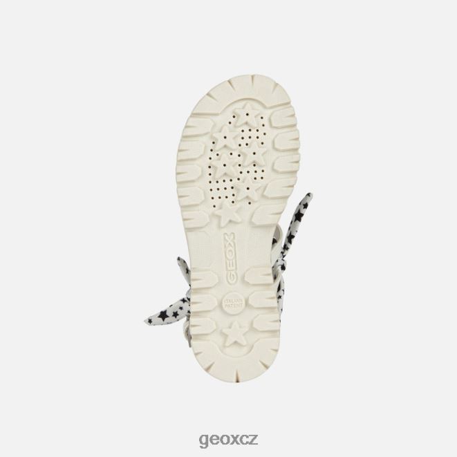 sandál starblush dívka 4NH061139 bílý Geox