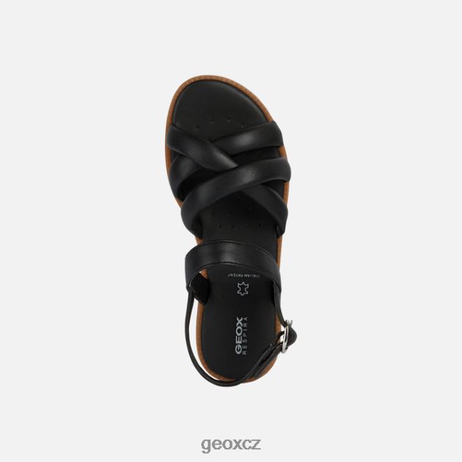 sandálová karly dívka 4NH061107 Černá Geox