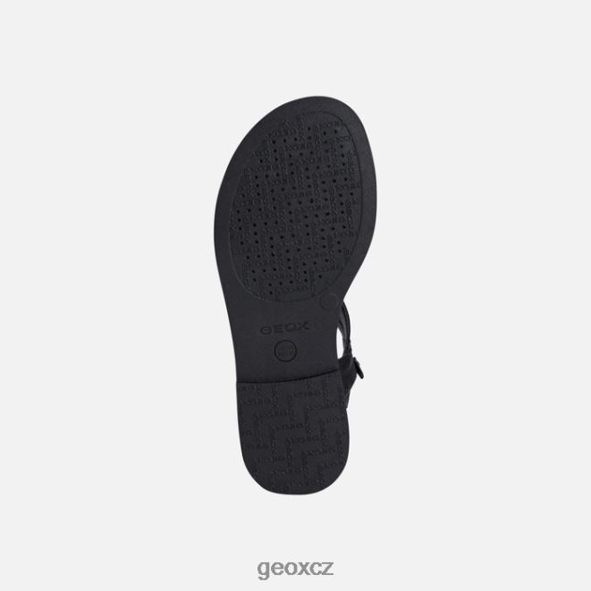 sandálová karly dívka 4NH061109 Černá Geox