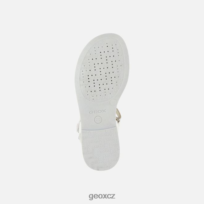 sandálová karly dívka 4NH061900 bílý Geox