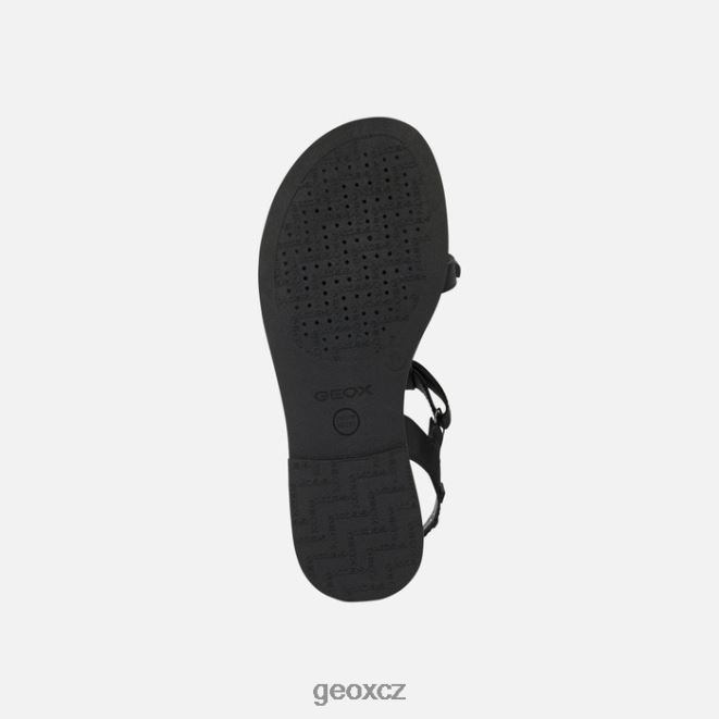 sandálová karly dívka 4NH061902 Černá Geox