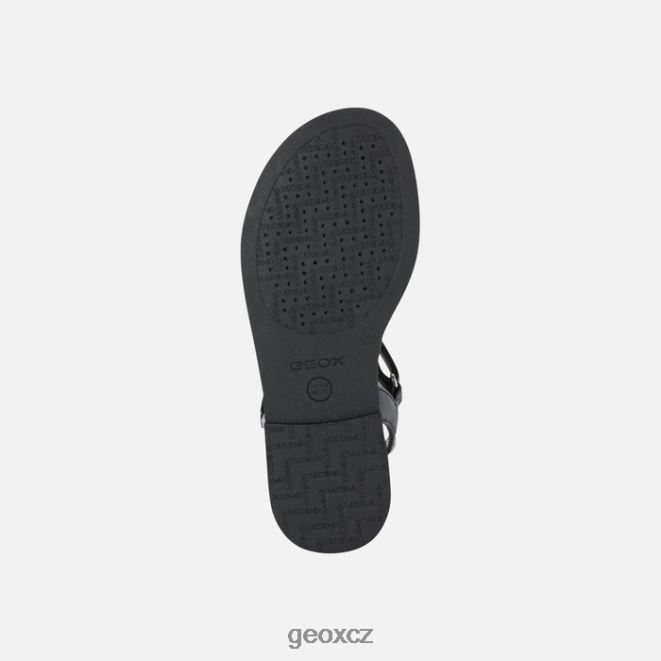 sandálová karly dívka 4NH061903 Černá Geox