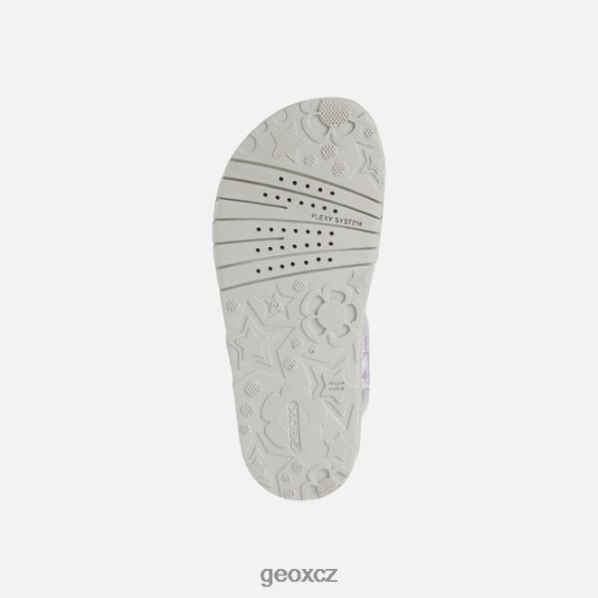 sandály costarei dívka 4NH061940 bílá/růžová Geox