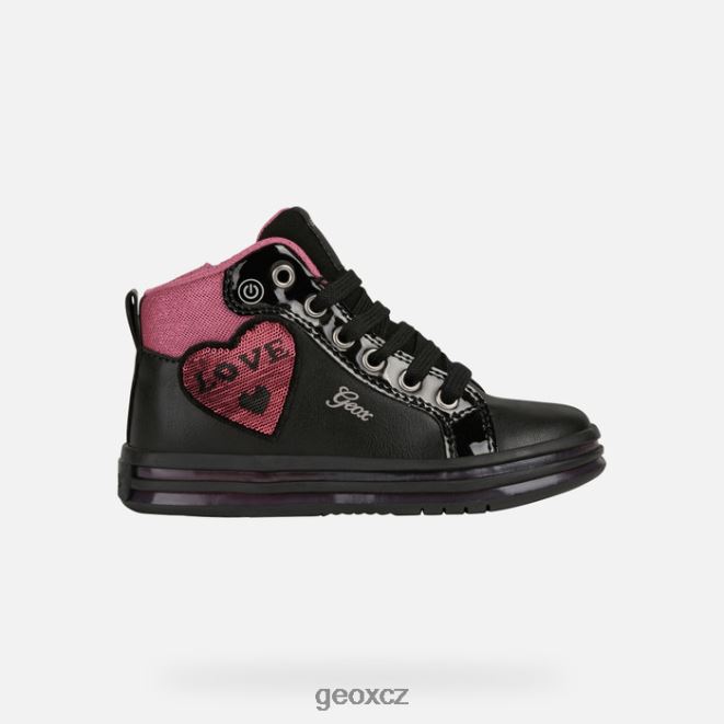 Pawnee dívka 4NH061239 černá/fuchsiová Geox