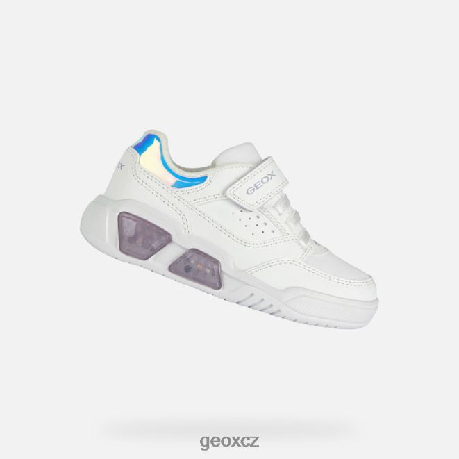 illuminus junior 4NH061910 bílá/lila Geox