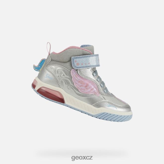 inek dívka 4NH061221 stříbro/nebe Geox