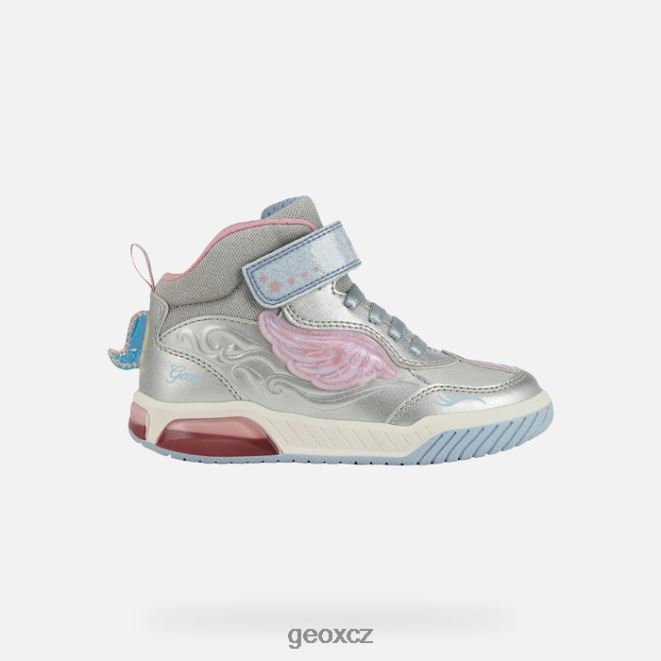 inek dívka 4NH061221 stříbro/nebe Geox