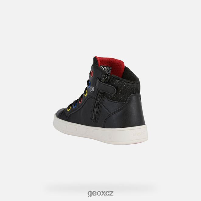 skylin dívka 4NH061935 černá/vícebarevná Geox