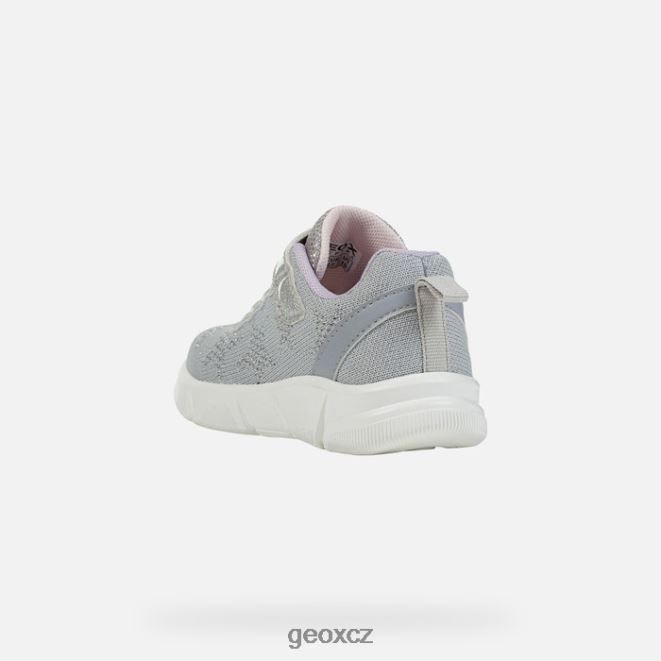 aril dívka 4NH06984 stříbrná/lila Geox