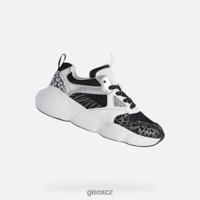 bubblex dívka 4NH061244 Černá bílá Geox