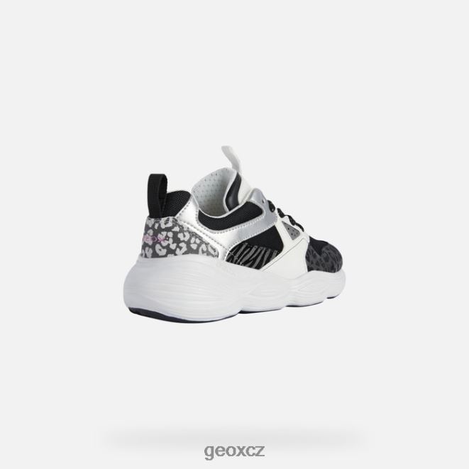 bubblex dívka 4NH061244 Černá bílá Geox