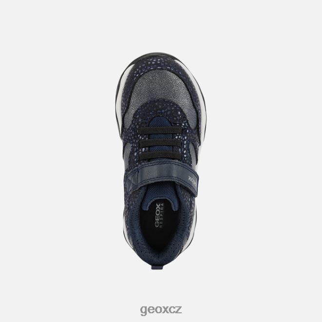 calco dívka 4NH061091 námořnická/dk stříbrná Geox