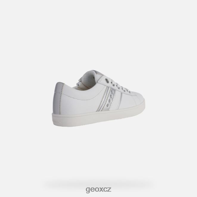 dívka kathe 4NH061861 bílá/stříbrná Geox