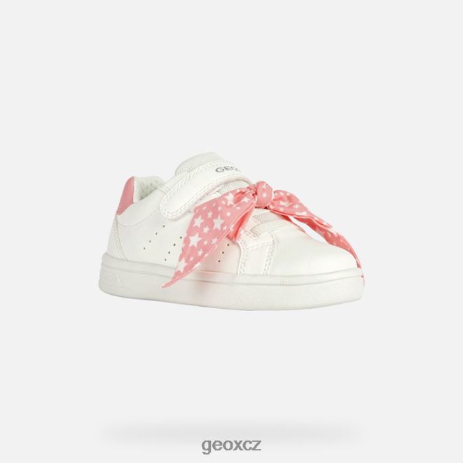 djrocková dívka 4NH061890 bílá/světle korálová Geox