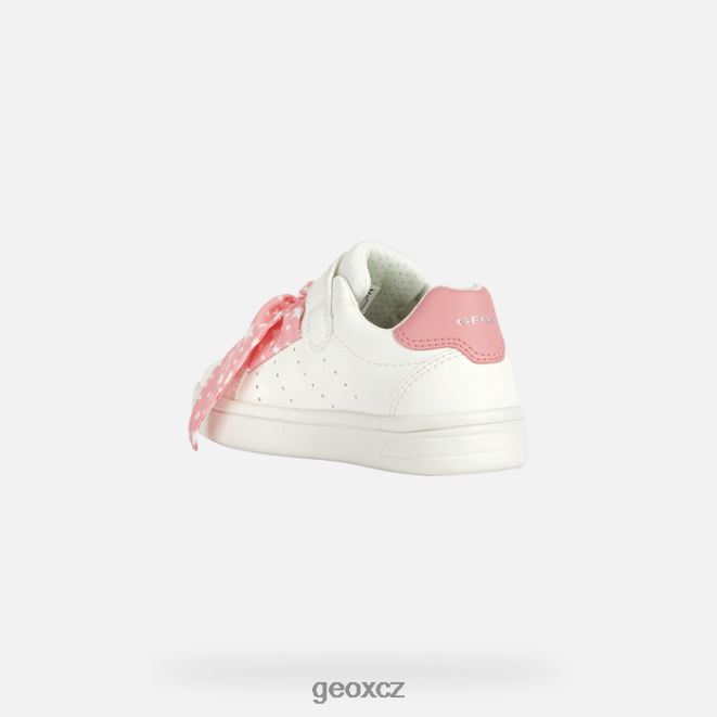 djrocková dívka 4NH061890 bílá/světle korálová Geox