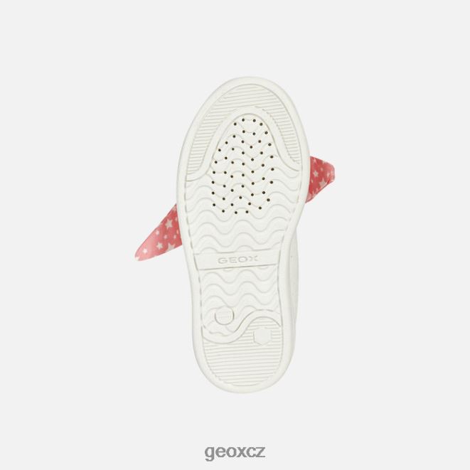 djrocková dívka 4NH061890 bílá/světle korálová Geox