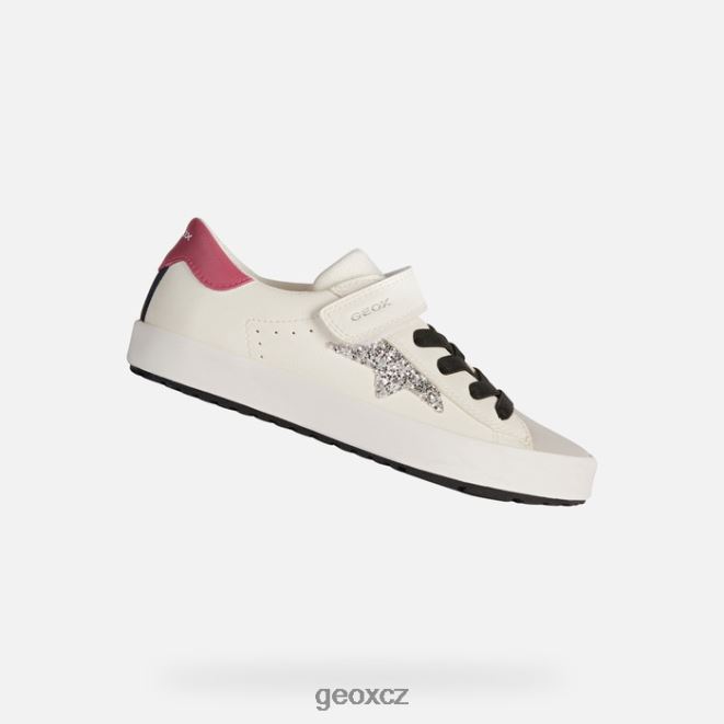 kilwi dívka 4NH061864 bílá/fuchsiová Geox