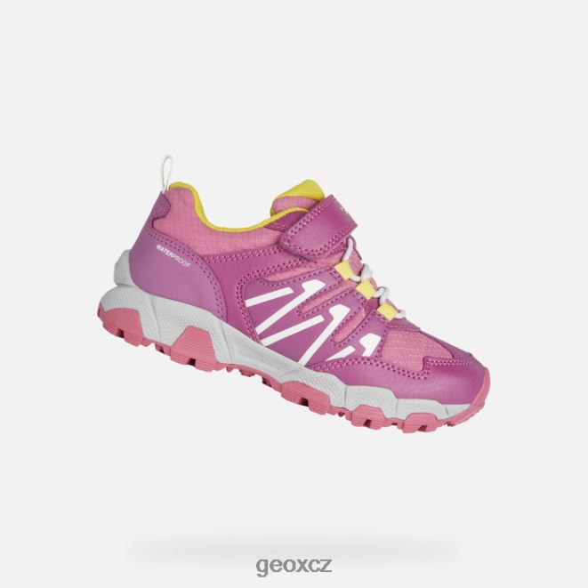 magnetarová dívka 4NH061102 fuchsiová/žlutá Geox