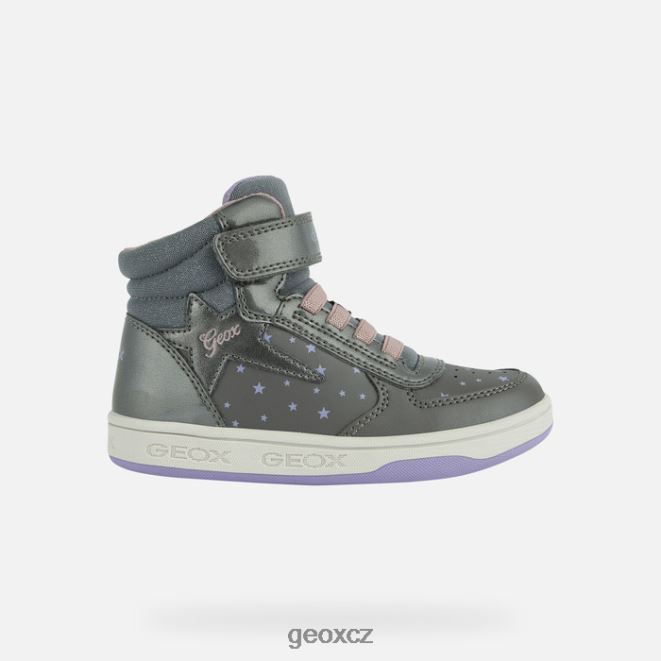 maltinská dívka 4NH061153 tmavě stříbrná/fialová Geox