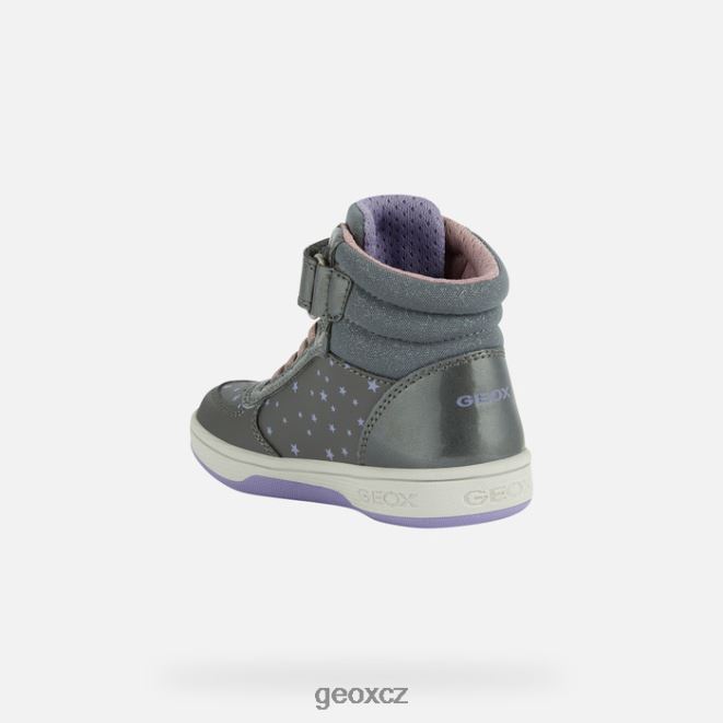 maltinská dívka 4NH061153 tmavě stříbrná/fialová Geox