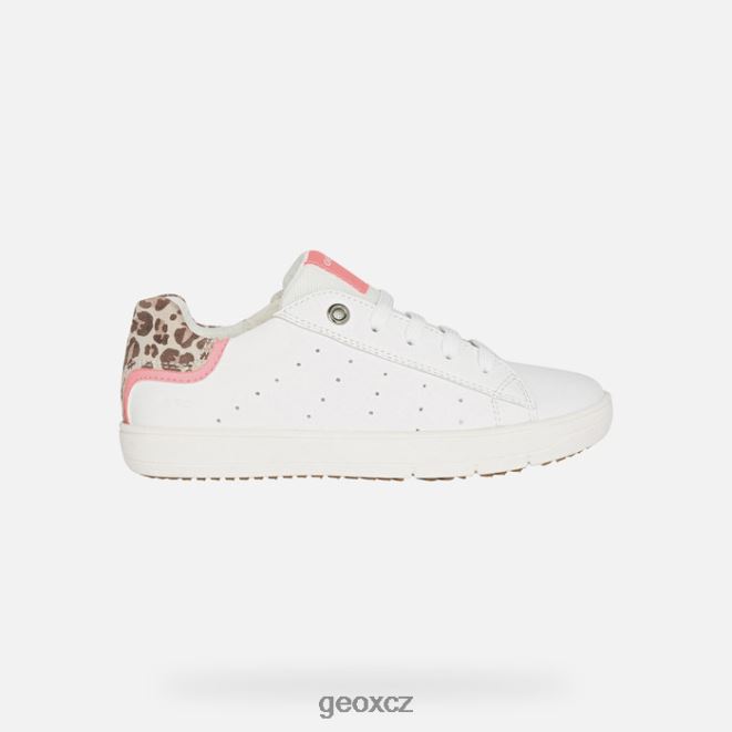 silenex dívka 4NH061204 bílá/fuchsiová Geox