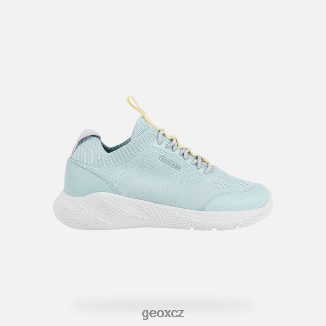 sprinter junior 4NH061060 mořská zelená/lt žlutá Geox