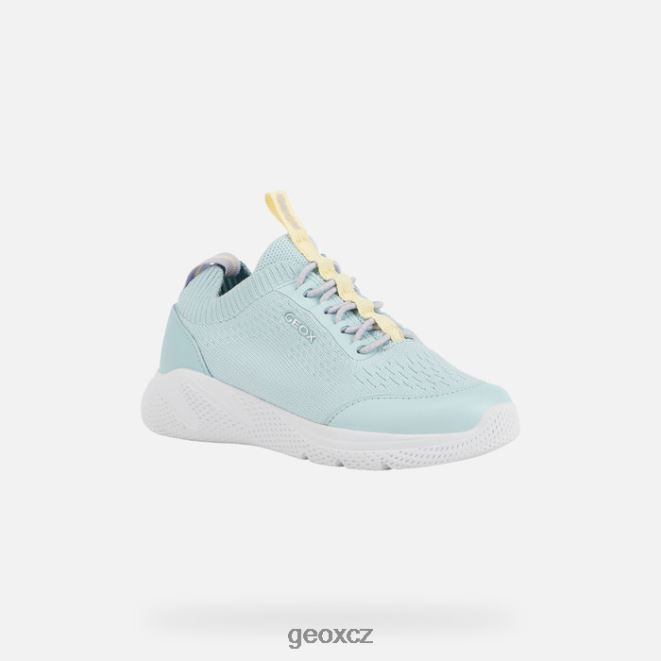 sprinter junior 4NH061060 mořská zelená/lt žlutá Geox