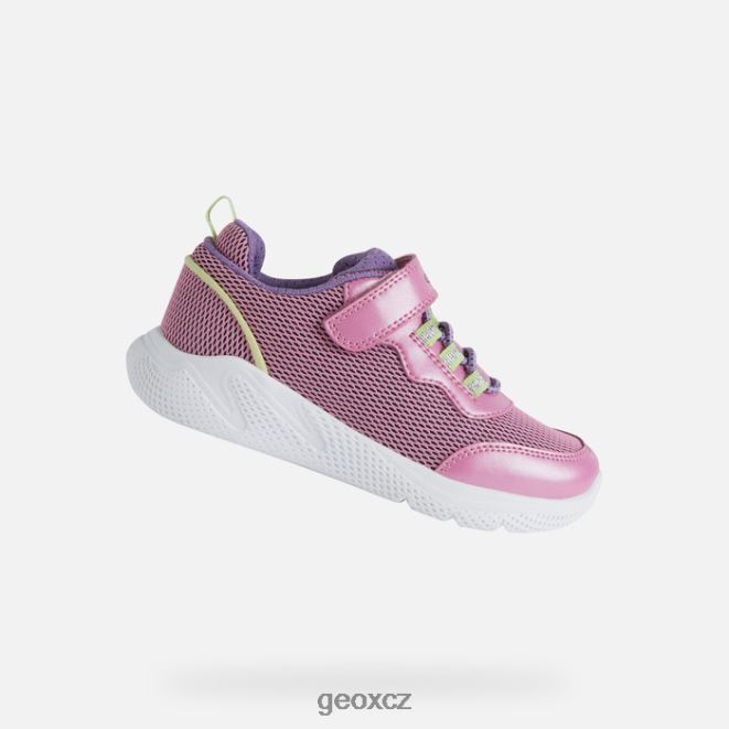 sprinter junior 4NH061137 fuchsie/limetka Geox