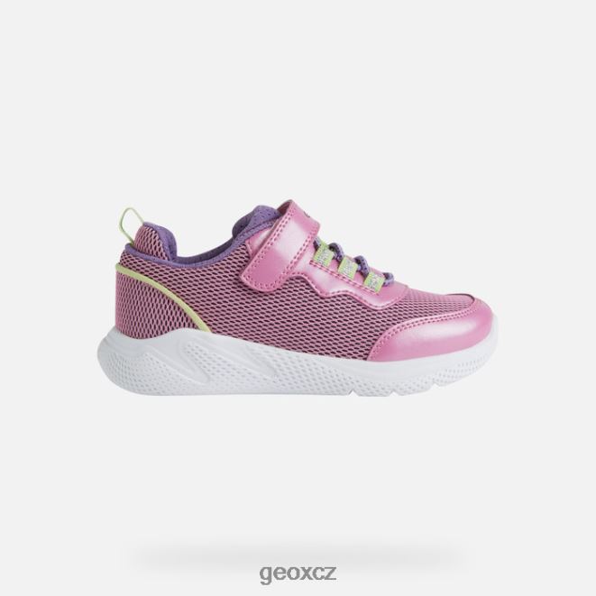 sprinter junior 4NH061137 fuchsie/limetka Geox