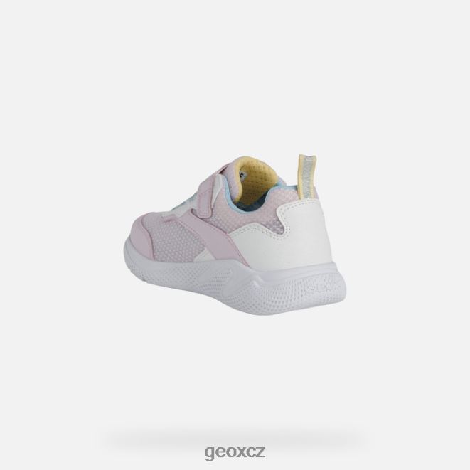 sprinterská dívka 4NH061123 růžová/bílá Geox