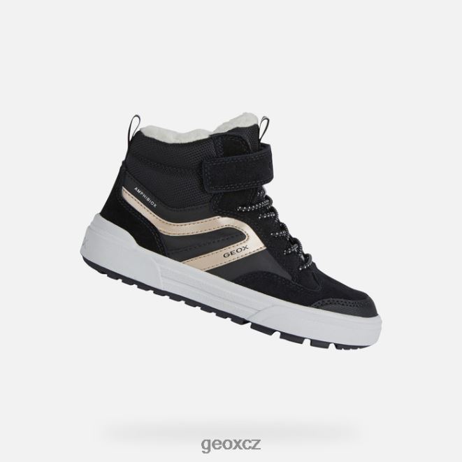 weemble abx junior 4NH061066 černá/platinová Geox