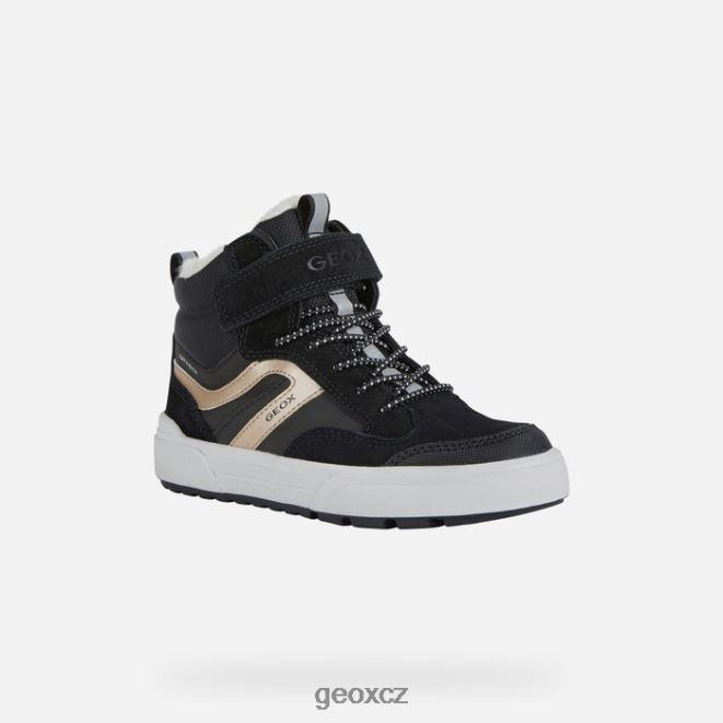 weemble abx junior 4NH061066 černá/platinová Geox