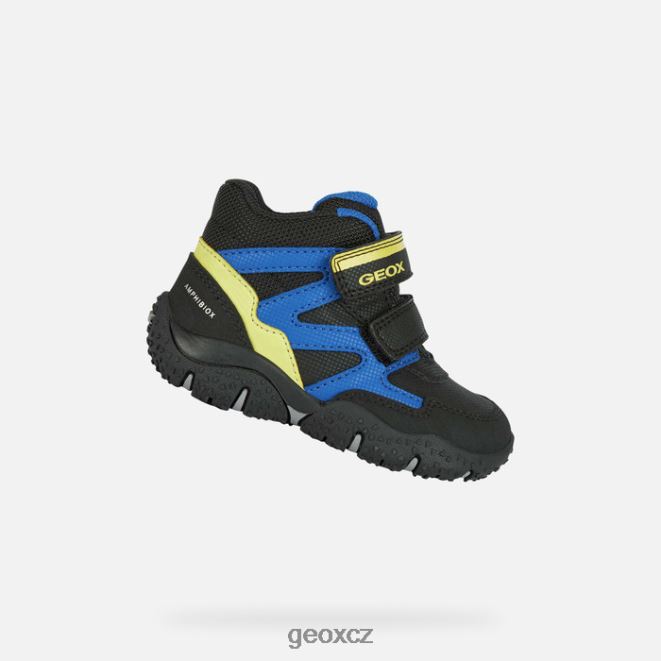 baltic abx batole 4NH061568 černá/limetka Geox