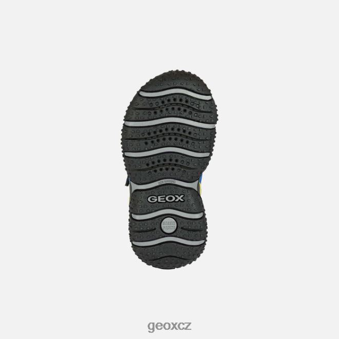 baltic abx batole 4NH061568 černá/limetka Geox